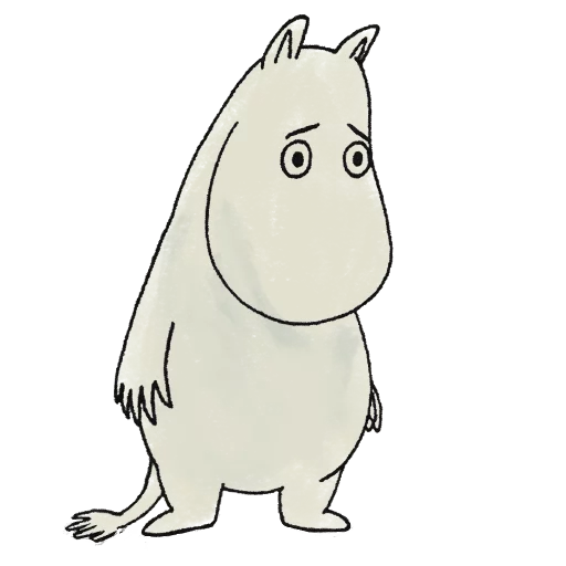 Telegram stiker «Moomin» 🙁