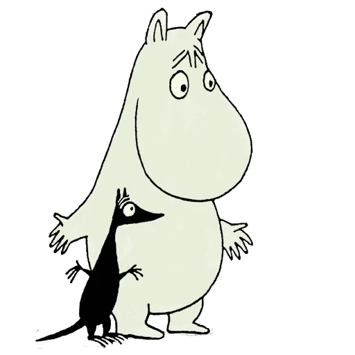 Стикер Telegram «Moomin» 🤷