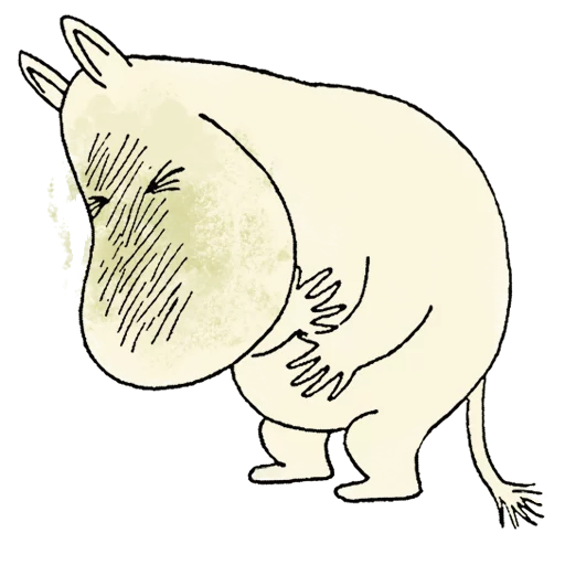 Telegram stiker «Moomin» 🤢
