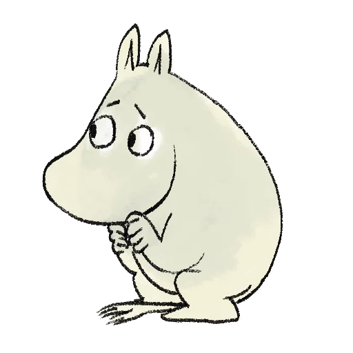 Стикер Telegram «Moomin» 😰