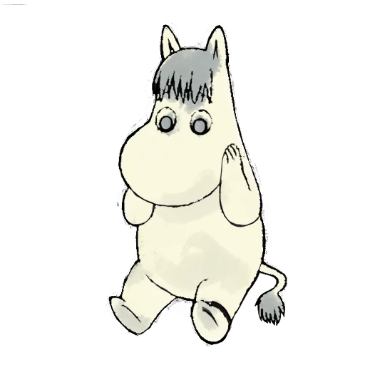 Telegram stiker «Moomin» 😮
