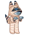 Mummy Jackal emoji 😘