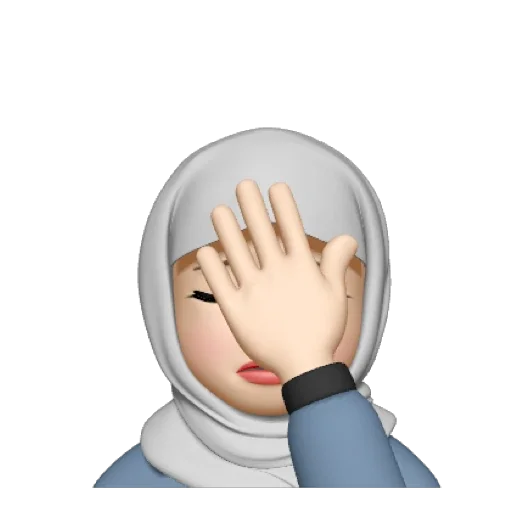 Muslima emoji 🤦‍♀️