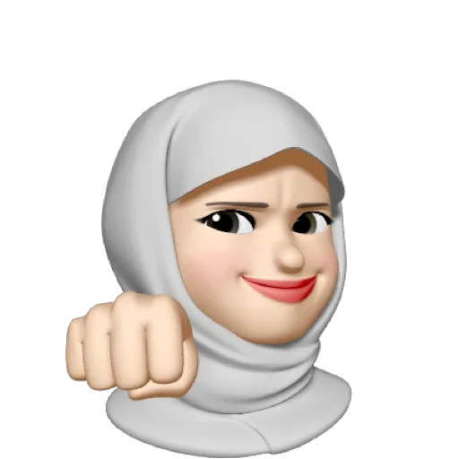 Muslima emoji 👊