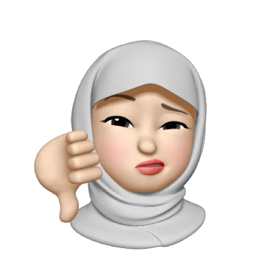 Muslima emoji 👎