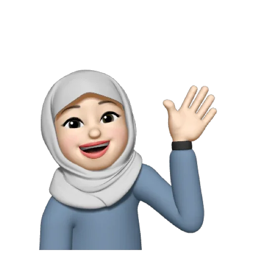 Telegram Sticker «Muslima » 🤚