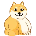 Muscle Dog emoji 🙂