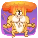 Muscle Dog emoji 🤬