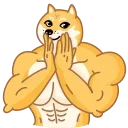 Muscle Dog emoji 🤗
