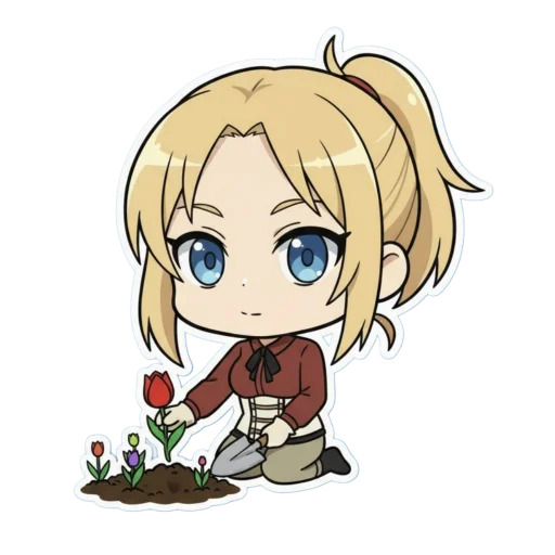 Tense Sticker 16 Telegram Sticker 🌹 from «Mushoku Tensei» pack