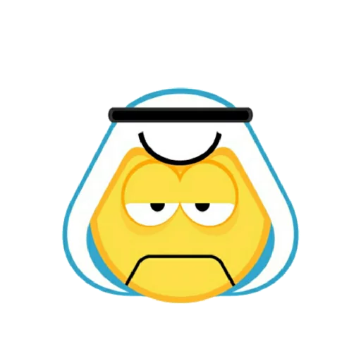 Стікер Muslim Emoji  ☹