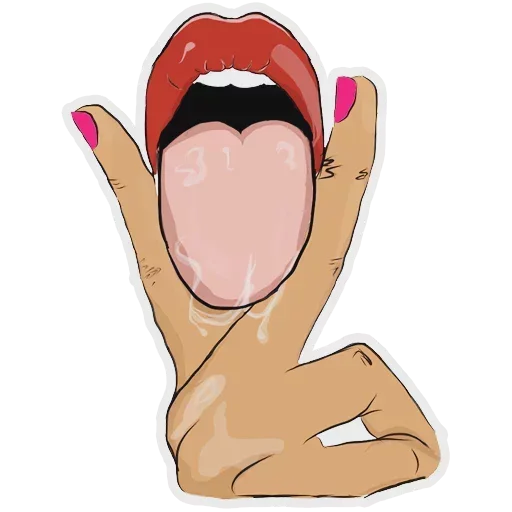 Telegram Sticker «My Art with Sexy Guys» 👅
