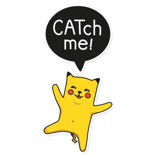 My Imaginary Cat sticker 😜