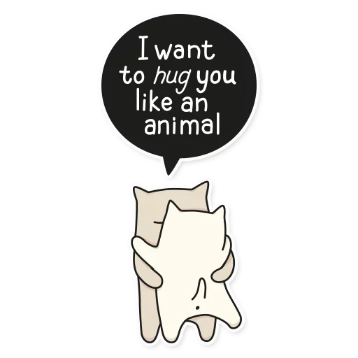 My Imaginary Cat sticker 😘