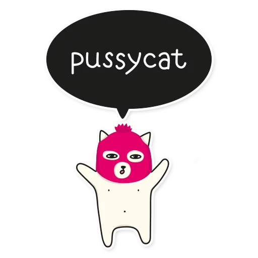 My Imaginary Cat sticker 👹