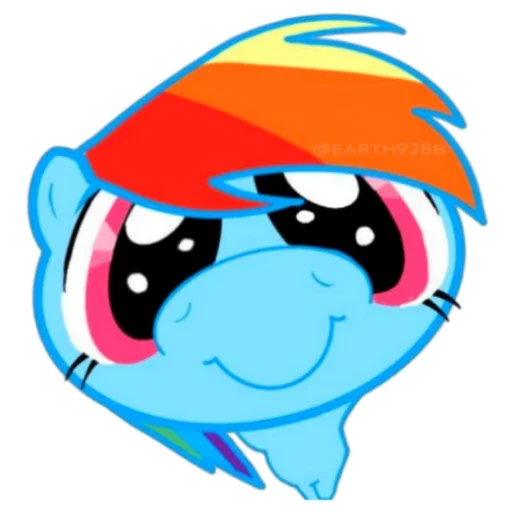 Стикер Telegram «My Little Pony ♡» 🔵