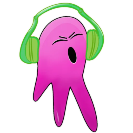 PinkGhost emoji 🎧