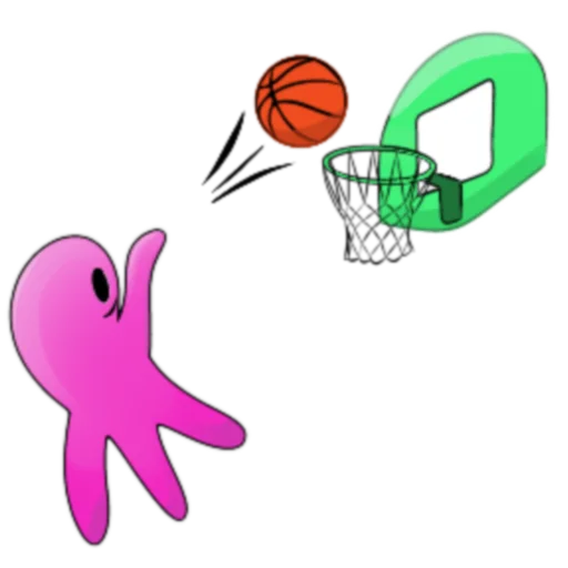 Telegram stiker «PinkGhost» ⛹