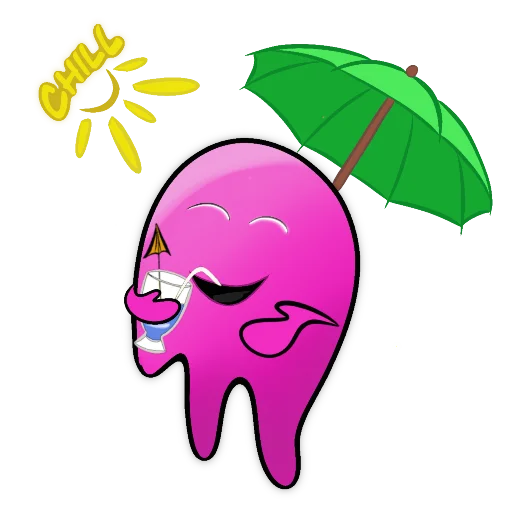 PinkGhost emoji 😊