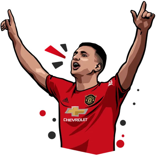 Manchester United emoji ✌️