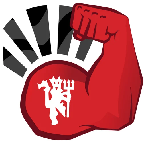 Telegram Sticker «Manchester United» 💪