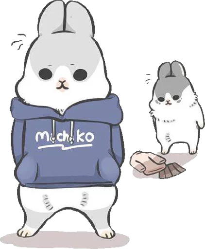 Machiko Rabbit sticker 😕