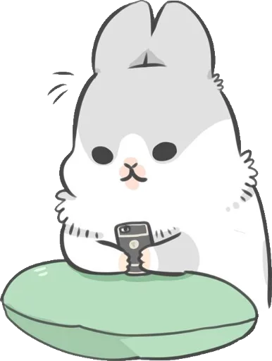 Telegram Sticker «Machiko Rabbit» 😕