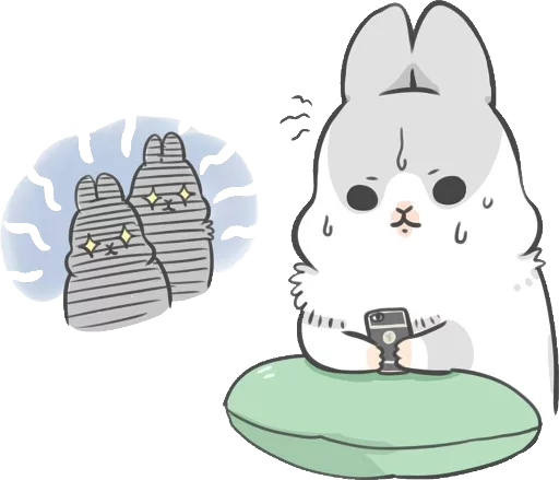 Machiko Rabbit stiker 😱