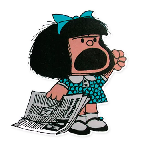 Стікер Mafalda Pack 😡