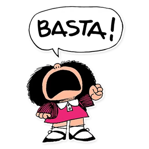 Стикер Mafalda Pack 😤