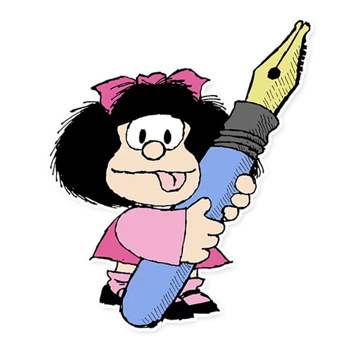Эмодзи Mafalda Pack ?