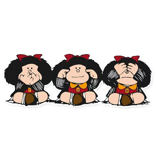 Стікер Mafalda Pack 🙊