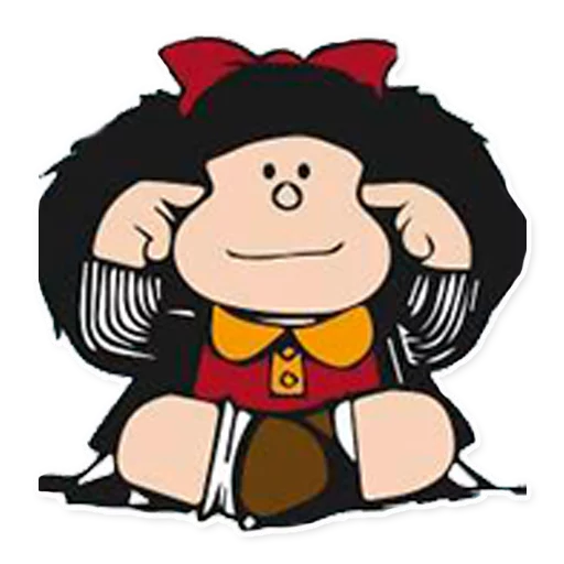 Эмодзи Mafalda Pack 🙉