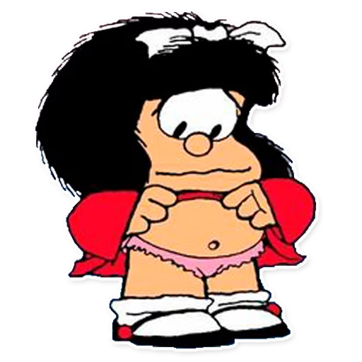 Эмодзи Mafalda Pack 🍔