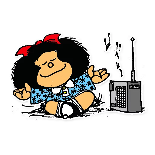 Mafalda Pack sticker 📻