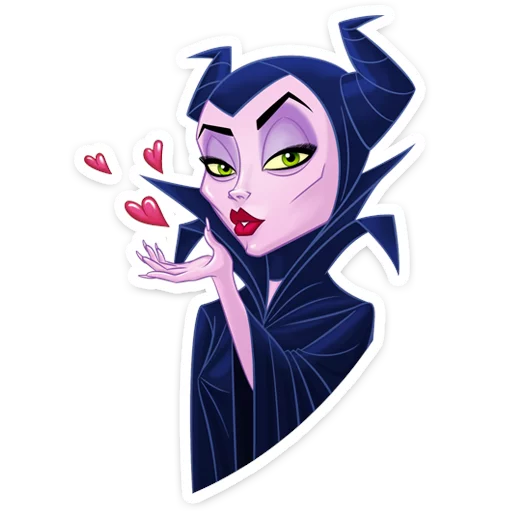Стикер Telegram «Maleficent» 😘