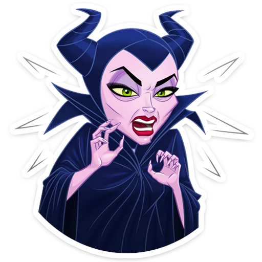 Стікер Telegram «Maleficent» 👿