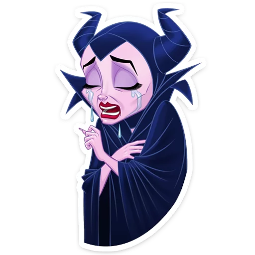 Maleficent emoji 😭