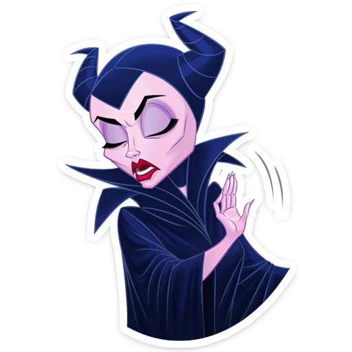 Стикер Maleficent 😑