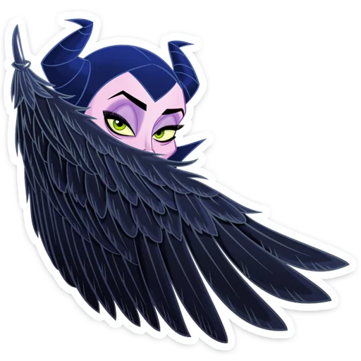 Стикер Telegram «Maleficent» 👀