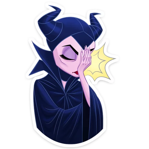 Стикер Telegram «Maleficent» 🤦‍♀️