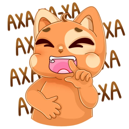 Мандариновый кот emoji 😮