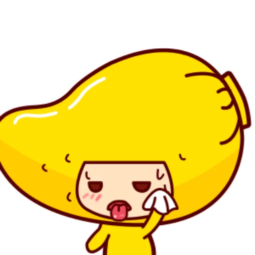 Telegram stiker «mango girl» ☀