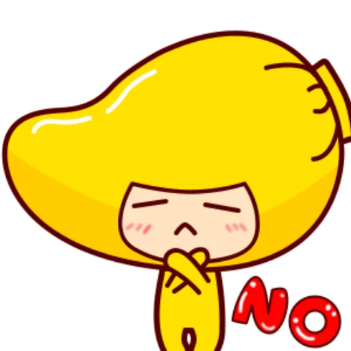 mango girl emoji 🙅