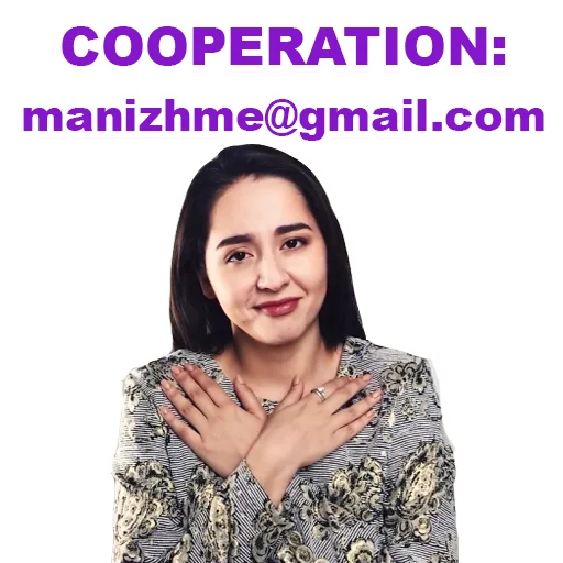 Telegram Sticker «Manizha» 👍