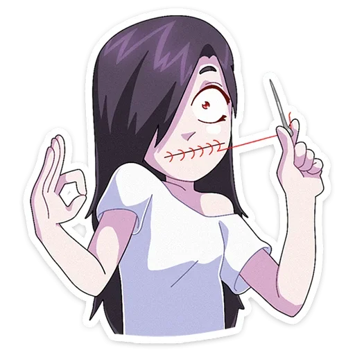 Telegram Sticker «Мара» 😶