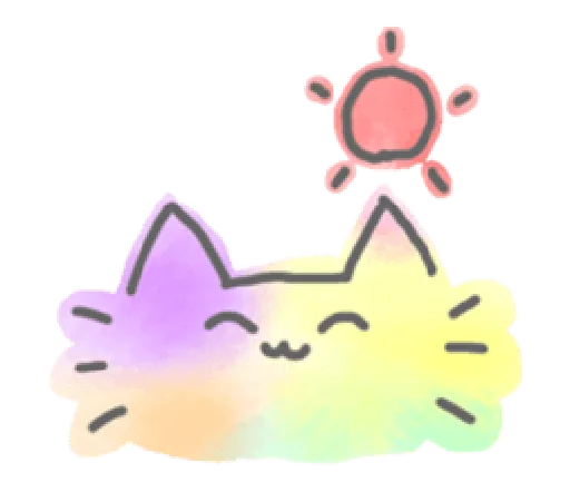 Telegram Sticker «Marble Cat Pack» ☺️