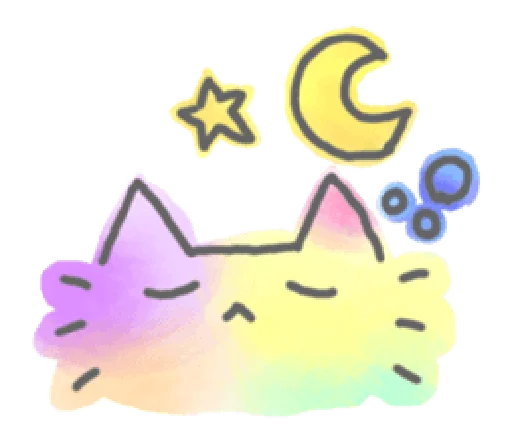 Стікер Marble Cat Pack  😴