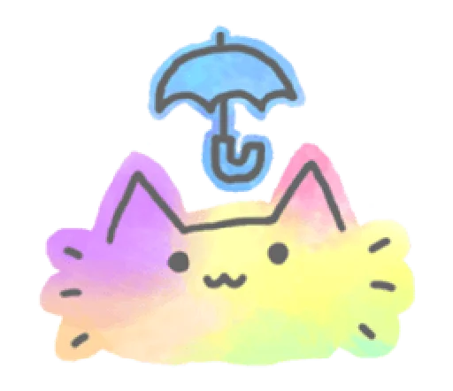 Стікер Marble Cat Pack  ☔️