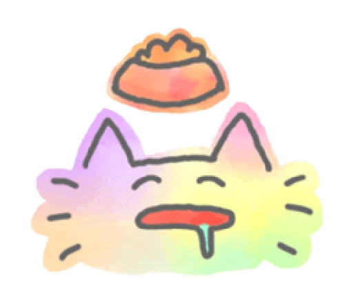 Telegram stiker «Marble Cat Pack» 🤤